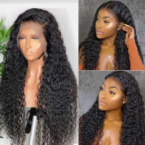 YesLaLa 13*6 Water Wave Lace Front Wig Brazilian Human Hair 150% 180% 250% Density