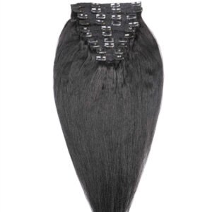 YesLaLa Natural Straight DoubleDrawn Real Best Human Hair Clip In Hair Extensions Wholesale