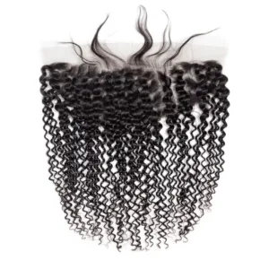 YesLaLa Hair 10A Kinky Curl Natural 13*4 13*6 Transparent Lace Frontal