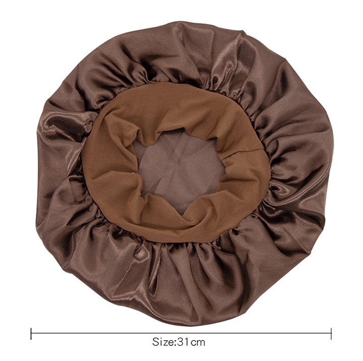 Hair And Wig Satin Drawstring Day and Night Cap
