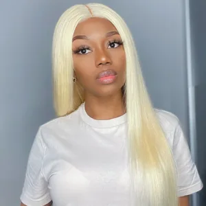 YesLaLa 613 Blonde Straight Full Closure Lace Wig 150%-180% Density