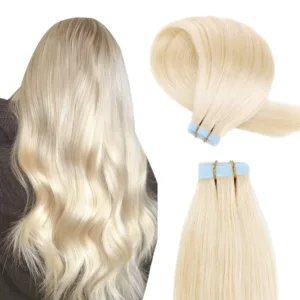 YesLaLa Natural Blonde 613 Tape In Extension Virgin Human Hair