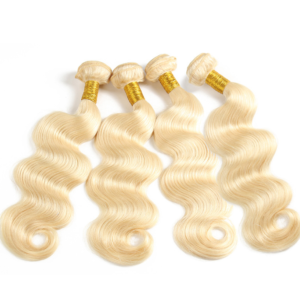 YesLaLa 4  Bundles Blonde Body Wave 10A Virgin Human Hair