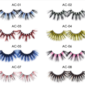25MM Mink Color Lashes Collection